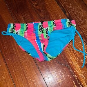 Colorful justice swim suit bottoms